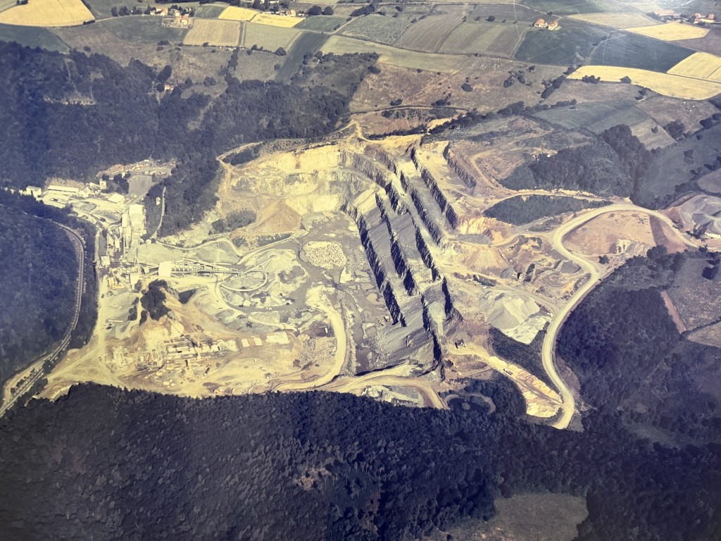 Vue aérienne du site industriel de Bellegarde-en-Forez